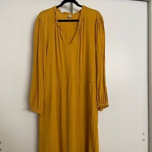 Cute Mustard Yellow Dress